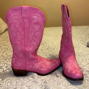 Roper, Women’s Size 7 Pink Cowgirl Boots